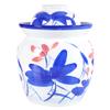 QPZK White Traditional Chinese Porcelain Pickle Jar, Ceramic Fermentation Crock Pickling Pot,Fermenting Jar with Water Seal Airlock Lid Stoneware Fermenter for Kimchi Sau 7KG view 1