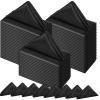 150 Pcs Satin Napkin Bulk 17 x 17 Inch Square Silk Table Napkin Soft Dinner Napkins Decor Elegant Satin Weddings Party Napkin for Wedding Parties Banquet Restaurant Decoration Supplies (Black) view 1