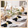 150 Pcs Satin Napkin Bulk 17 x 17 Inch Square Silk Table Napkin Soft Dinner Napkins Decor Elegant Satin Weddings Party Napkin for Wedding Parties Banquet Restaurant Decoration Supplies (Black) view 4