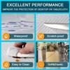 8 Ft Wedding Table Cloth Clear Table Protector Plastic PVC Table Cover Cloth Crystal Vinyl Table Runner Waterproof Wipeable Vinyl for Rectangle Dining Conferenc Table Mat Pad Furniture Protector 44x96 view 4