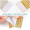 24Pack Napkin Rings, Gold Napkins Rings Plastic, Gold Napkin Holders for Anniversary, Birthday, Parties, Weddings and Dinners view 3