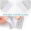 24Pack Napkin Rings, Silver Napkins Rings Plastic, Silver Napkin Holders for Anniversary, Birthday, Parties, Weddings and Dinners view 3