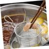DOITOOL Stainless Steel Pasta Basket Mesh Spider Strainer, Noodle Strainer with Handle for Pasta, Noodle, Ramen, Dumpling, Deep Fried Food view 2