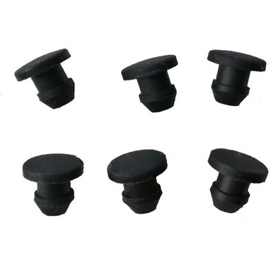 GatherTOOL 10Pcs Black Solid Silicone Rubber Caps T Type Plug Cover Snap-on Gasket Blanking End Seal Stopper 15mm-50.6mm (Size : A 40.6mm, Color : 10pcs)
