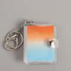 Photo Album Keychain 1PC 20 Pockets Cute Mini Photo Album Keychain Postcards Collection Card Holder Portable Cards Sleeves Binder Pocket(05) view 1