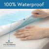 2 Pack Twin Extra Long (XL) Waterproof Mattress Protector, Premium Terry Twin XL Sheets Fitted up to 14'' Depth Pocket, Ultra Soft and Breathable Mattress Topper Pad Cover XL Twin, Noiseless White view 4