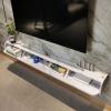 Wall Cabinet TV Stands Wall mounted TV Cabinet Wall shelf Floating Shelves TV Storage Shelf Wall Unit Decor TV Media Console TV box Set top box Shelf Wall Mount Corner Shelves Goods rack Bookshelf view 4