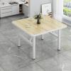 ZARBAILRE Easy to Move Folding Dining Desk 313120inch+4Chair, Collapsible Dining Table Multipurpose, Rectangle Folding Kitchen Table for Restaurant, Warehouse, Home, Kitchen, Garage view 1
