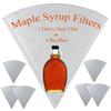 Maple Syrup Filters Set, 7 PCS, 1 Heavy Duty Filter and 6 Pre-filters, Food Grade Material, 1 Quart Capacity and Cone Shape, Stop Tiny Impurity Content view 1