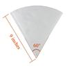 Maple Syrup Filters Set, 7 PCS, 1 Heavy Duty Filter and 6 Pre-filters, Food Grade Material, 1 Quart Capacity and Cone Shape, Stop Tiny Impurity Content view 2