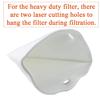 Maple Syrup Filters Set, 7 PCS, 1 Heavy Duty Filter and 6 Pre-filters, Food Grade Material, 1 Quart Capacity and Cone Shape, Stop Tiny Impurity Content view 3