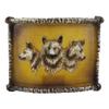 1 Pcs of Rustic Western Wolfpack Gray Wolves Faux Birchwood Wall Plug in Night Lights view 2