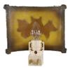 1 Pcs of Rustic Western Wolfpack Gray Wolves Faux Birchwood Wall Plug in Night Lights view 4