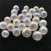Queenbox 10 Pcs Natural Rainbow Acrylic Crystal Ball Clear Quartz Sphere Aura Angel Chakra Electroplated Orb Minerals Healing Massage Gift view 3