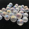 Queenbox 10 Pcs Natural Rainbow Acrylic Crystal Ball Clear Quartz Sphere Aura Angel Chakra Electroplated Orb Minerals Healing Massage Gift view 4