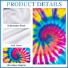 Moukeren 72 Pack White Salon Hand Towels Microfiber Absorbent Resistant 16 x 27" Hair Hand Towels Bulk Quick Dry for Salon Facial Beauty Care Gym Spa Hotel view 3
