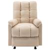 CUMYZO Massage Rocker Recliner Chair with Vibration Massage and Ergonomic Lounge Chair for Living Room with Rocking Function and Side Pocket view 3