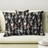 Bernese Mountain Dog Mom Gift - Berner Sennenhund Throw Pillow Covers Cushion Covers - 2 Piece Pillowcases for Berner Lover, Dog Mama, Owner - Dog Themed Pillow Case view 3