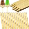 200 Pcs Acrylic Cakesicle Sticks Gold Mirror Ice Cream Sticks Reusable Plastic Cake Pop Sticks 4.5 Inch Mini Acrylic Sticks for Home Candy Gifts Party Craft DIY view 1