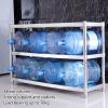GOCHUSX Stainless Steel Shelf, Kitchen Storage Rack, 3-Tier Shelving Units and Storage, Standing Shelving Work Table for Kitchen Garage Office(90X30X80CM) view 2