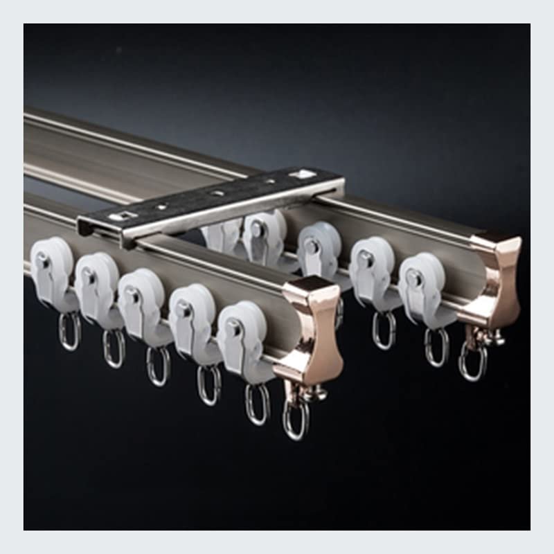 Heavy Duty Flexible Curtain Track, Bendable Ceiling Mount System Double Track Curtain Rod For Curtains, Room Divider, Privacy, Bunk Bed, Shower, RV And Hospital Use ( Color : Top hanging , Size : 0.9m