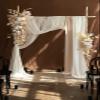 ZIKY Arch Flowers with Drapes Kit (Pack of 5), Artificial Flower White Floral Arrangement Wedding Arch Flower Swag Arch Decor for Wedding Party and Reception Backdrop Decoration Floral Decoration view 2