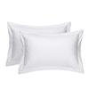 RJ BEDDING King/California King Size Pillow Shams Set of 2, Decorative, 800 Thread Count, 100% Pure Egyptian Cotton, 2PCS King Size Shams (20"X36"), Ultra Soft, White, view 1