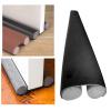 HUFFA Under Door Draft Stopper Insulation Protector Cold Air Stopper Blocker (Color : Brown) view 4