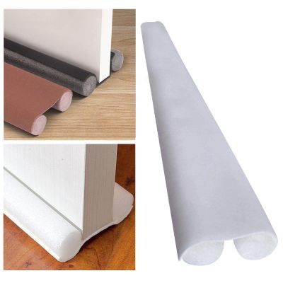 HUFFA Under Door Draft Stopper Insulation Protector Cold Air Stopper Blocker (Color : White)