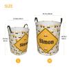 Vehicles Truck Digger Customized Laundry Basket with Name Collapsible Waterproof Organizer Bin Laundry Hamper with Handle for Clothes Toys Bedroom. view 4