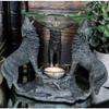 1 Pcs of Moonlight Three Howling Wolves Candle Oil Warmer Or Wax Tart Burner Figurine view 1
