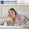 Sealy Electric Blanket Queen Size, Dual Control Soft Sherpa Heated Blanket with 10 Heating Levels & 1 to 12 Hours Auto-Off Settings Over-Heated Protection 84"x90" Machine Washable, Rust Red view 2