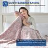 Sealy Electric Blanket Queen Size, Dual Control Soft Sherpa Heated Blanket with 10 Heating Levels & 1 to 12 Hours Auto-Off Settings Over-Heated Protection 84"x90" Machine Washable, Rust Red view 3