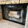 Fireplace Glass Doors for Superior-Lennox Fireplace Model# BC36, BR36, HC36, RD36, BBV36, BCF36 (Black Finish) view 1