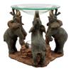 1 Pcs of Trio Elephants Oil Warmer Statue Wax Tart Burner Aroma Diffuser Figurine view 2