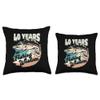 40 Years Fishing Wisdom Fisherman 40th Birthday Fishing Throw Pillow view 3