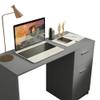 Madesa Compact Computer Desk Study Table for Small Spaces Home Office 43 Inch Student Laptop PC Writing Desks with Storage and Drawer, Modern Ergonomic Gaming Workstation - Grey view 4