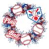 Baseball Wreath Craft Kit, Makes 1 view 1