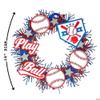 Baseball Wreath Craft Kit, Makes 1 view 2