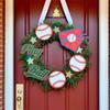 Baseball Wreath Craft Kit, Makes 1 view 3