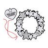 Color Your Own Fuzzy God Bless America Wreath, 12 Pieces view 4