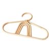 CIYODO 2pcs Rattan Boy Girl Clothes Hanger Premium Smooth Finish Boy Girl Nursery Organizer Small Rattan Hangers for Clothes Clothing Storage view 2