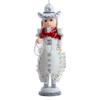 Kurt Adler 6-Inch Hollywood Rhinestone Cowgirl Nutcracker Ornament view 1