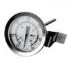 TrueCraftware- Stainless Steel 5 1/2" Candy Deep Fry Probe Thermometer with Pot Clip, 100F to 400F- Deep Frying Thermometer for Candy Maple Syrup Cheese Sugar view 1