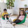 ECR4Kids Leaf Floor Seat, Rocker Chair, Emerald, 6-Piece view 2
