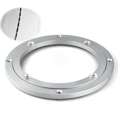 8-28 Inches Aluminum Lazy Susan Turntable Ring Round Rotating Bearing Turntable Heavy Duty Hardware For Kaleidoscopes Tabletop Serving Trade Show Displays