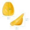 ECR4Kids Leaf Floor Seat, Rocker Chair, Yellow, 6-Piece view 3