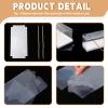 30 Pcs Clear Cupcake Boxes Bakery Cake Boxes with Handle and Paperboard Plastic Rectangular Cupcake Containers Portable Clear Gable Boxes Dessert Cookies Gift Boxes for Party Favor 10.8 x 4.3 x 3.7'' view 3