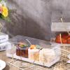 30 Pcs Clear Cupcake Boxes Bakery Cake Boxes with Handle and Paperboard Plastic Rectangular Cupcake Containers Portable Clear Gable Boxes Dessert Cookies Gift Boxes for Party Favor 10.8 x 4.3 x 3.7'' view 4