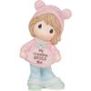 Precious Moments 223012 My Grandma Spoils Me Brunette Hair/Light Skin Bisque Porcelain Girl Figurine view 1